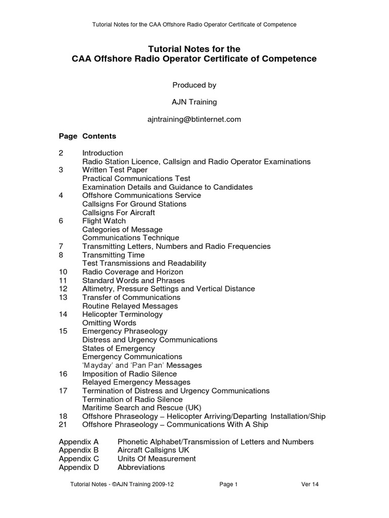 CAA Revision Notes PDF | PDF | Search And Rescue | Atmospheric Pressure