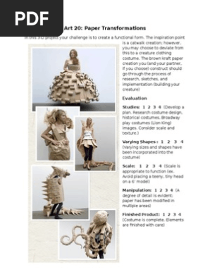 art 20 paper transformations