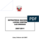 La Estrategia Nacional Contra Las Drogas 2007-2011 PDF