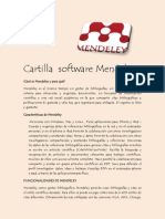 Cartilla Software Mendeley