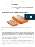 Como Hacer BackUp Manual en Mac