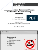 Computer-aided Consumer Design for Additive Manufacturing Products