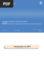 Interactive System Productivity Facility: April 17, 2012 TCS Confidential