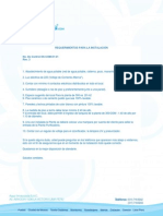 Requerimientos para La Instalacion de Una Planta PDF