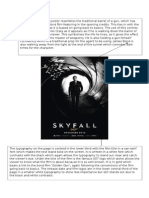 Skyfall Poster Analysis