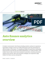 Auto Finance Analytics