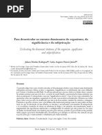 Para Desarticular Os Estratos Dominantes Do Organismo, Da