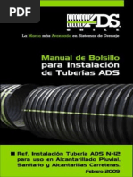 Ficha Técnica Tubería de Polietileno ADS | PDF