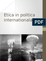 Etica in Politica Internationala