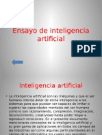 Ensayo de Inteligencia Artificial