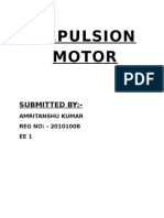 Repulsion Motor Construction and Working