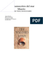Cesar Vidal Manzanares-los Manuscritos Del Mar Muerto