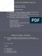 Theories of Dividend Policy