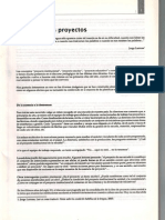 Recuperar Los Proyectos - Larrosa PDF