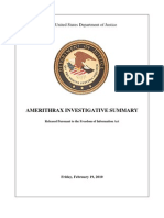 2001 Anthrax Investigation Report