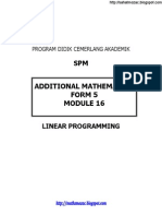 Module 20 Linear Programing