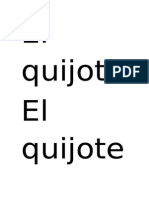 El Quijote