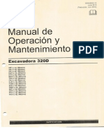 Manual de Operacion y Mantenimiento CAT 320D