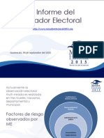 Presentación V Informe Miardor Electoral 2015