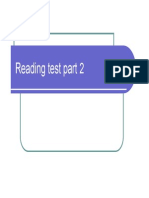 Reading Test Part 2 B2