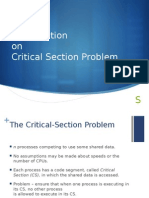 Presentation On Critical Section Problem
