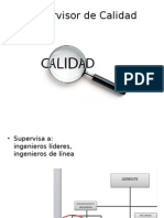 Supervisor de Calidad (Perfil)