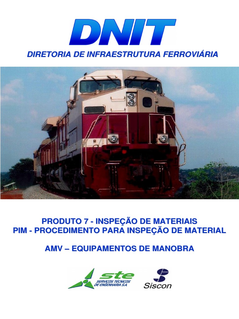 Inspeção de Equipamentos de Manobra AMV | PDF | Fundição (metalurgia ...