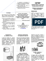 Tríptico Sobre Desarrollo Rural