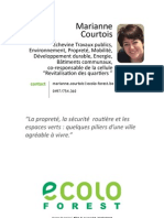 Marianne Courtois, Bilan Mi-Mandat Ecolo Forest