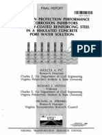 Corrosion Protection performance of corrosion inhibitors