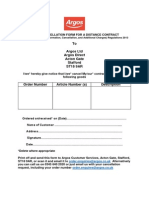 Model Cancellation Form