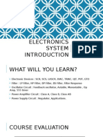 Electronics System Introduction