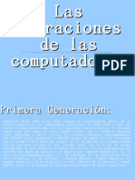 Presentación Generaciones de Las Computadoras