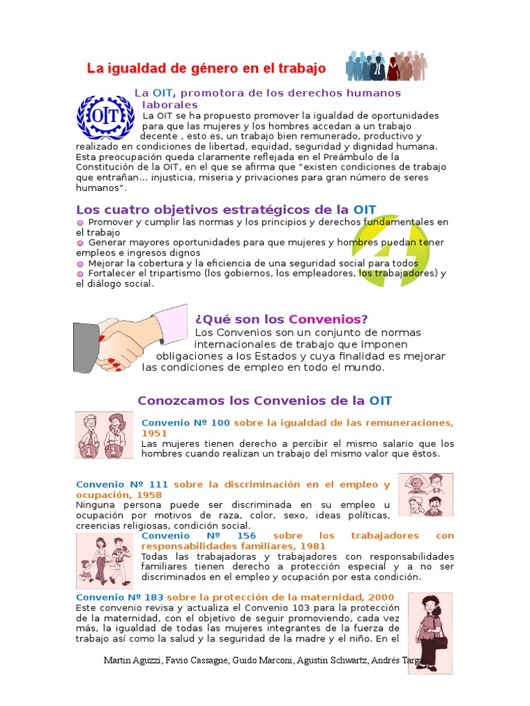 Igualdad de Género en el Trabajo | PDF | Organización Internacional del ...