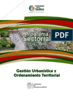 Sector_Gestion Urbanistica y Ordenamiento Territorial Aguascalientes 2010-2016