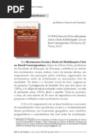 Critica- Movimentos Sociais e Redes de Mobilização