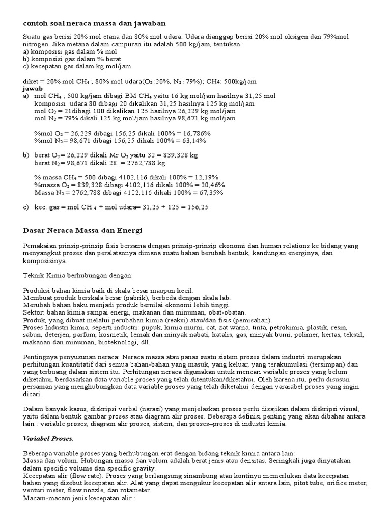 ATK contoh soal neraca massa dan jawaban (sdh print).doc