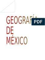 Geografia MEXICO
