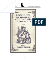 Suros Batllo Antonio - Lecciones de Higiene Y Economia Domestica 1892