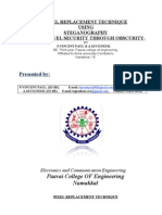 Pixel Replacement Technique Using Steganography - A High