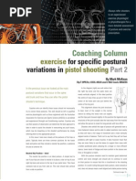 Exercise for Specific Postural Variations in Pistol Shooting Part 2