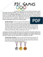 Decimals Enrichment Olympic Games