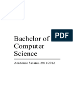 Bachelor of Computer Sciences Guidebook