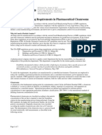 Particle Monitoring Requirements in Pharmaceutical Cleanrooms