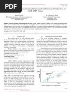 Implementation of SystemVerilog Environment For Functional Verification of AHB-DMA Bridge