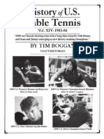 History of U.S. Table Tennis - Vol. XIV: 1985-86