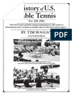 History of U.S. Table Tennis - Vol. XII: 1983