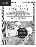 History of U.S. Table Tennis - Vol. VII: 1973-1975 | PDF | Table ...