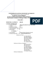 Biologia Molecular Plan 2003. Prof. Edith Rodriguez, Sem 2014-2