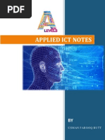 Apllied Ict Notes AS and A2 PDF